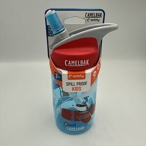 Camelbak Eddy Kids Water Bottle 12 oz Airplane Bandits Spill Proof Bite Valve